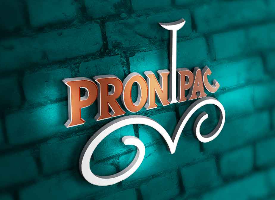 Exemple d’enseigne logo PRONIPAC